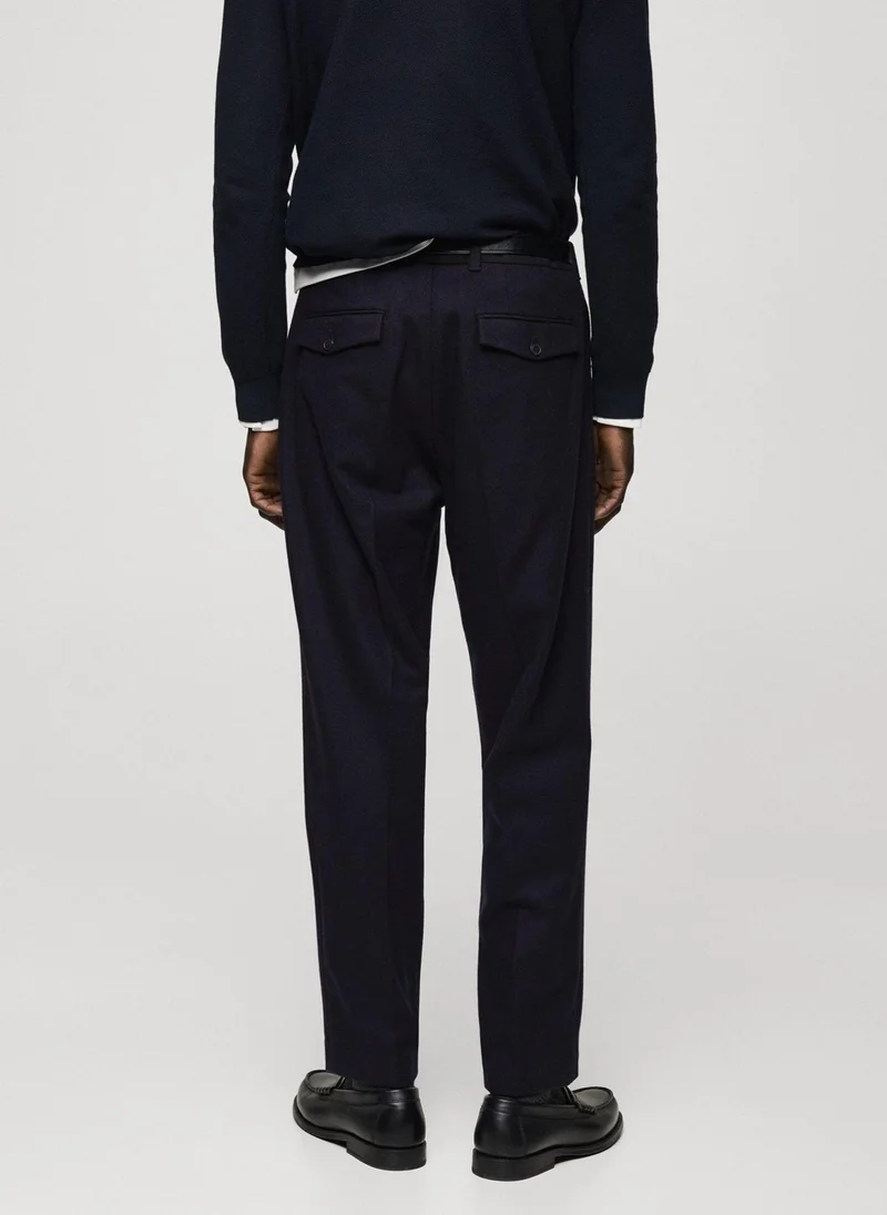Mango Man slim fit cotton pants